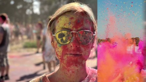 Color Blaze – Pre-Filled Color Powder Balls – Holi Powders & Color Run Powder – 8 Throwable Color Balls with Holi Colors Non Toxic – Great for Color Wars, Smoke Bombs & Ball Powder Fun