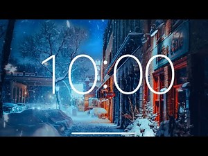10 Minute Timer - Snowing