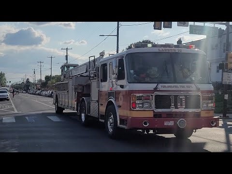 **PEAKED Q's & HORN **PFD Ladder 10, Engine 14,Battalion 10 & PPD Responding