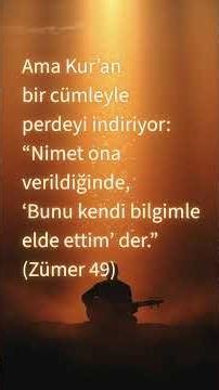 Kudret Senden Değil, Senden Geçer