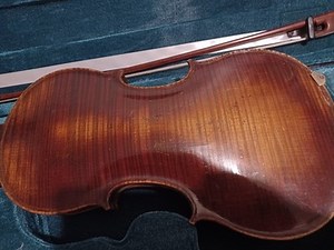 Vintage/Antique German Violin 4/4 fullsize, plays, bow, case, extras | eBay