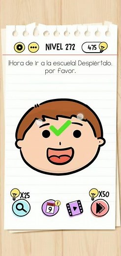 Brain Test | Nivel 272 - ¡Hora de ir a la escuela! Despiértalo, por favor.