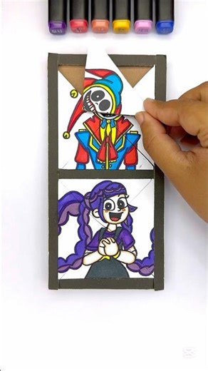 Poppy playtime chapter 5 amazing cardboard puzzle game!!😍❤️ #art #ytshort #puzzlegame