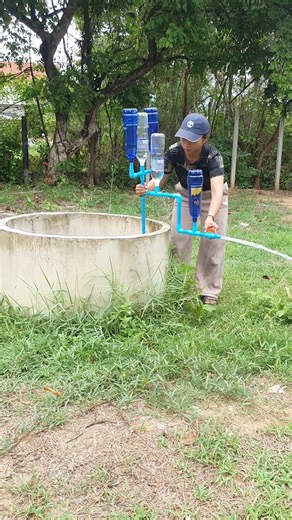 Amazing Idea to made improvised manual water pump #shorts #diy #home #Hidi #Tamil #Telugu #Tech