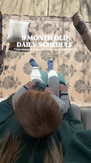 Here’s our realistic 9 month old daily schedule 🍼 including wake windows, naps, and bottle times. Also if anyone has any tips from transferring from 5 to 4 bottles a day, let me know!! 🥰🤍 #babyroutine #babylife #newmomlife #sahmomlife #motherhoodunfiltered #9monthsold #babyschedule | She's Living Well