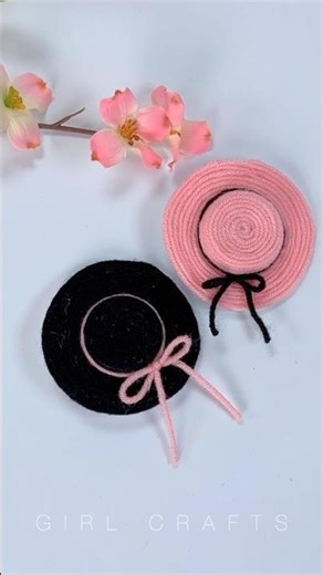 Cute Hair clips idea 👒🎀 #crafts #diy