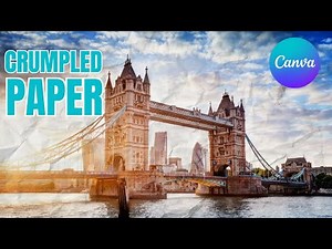 Creating a Realistic Crumpled Paper Effect in Canva | Step-by-Step Tutorial
