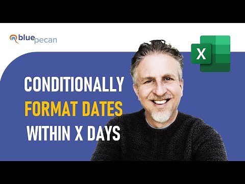 Excel Conditionally Format Dates Within x Number of Days From Today's Date
