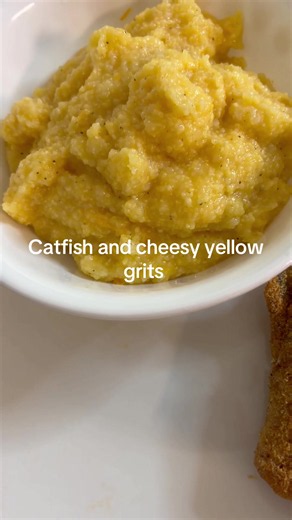 #grits#cheese #catfish | grits