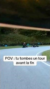 Course de mini Moto ￼#motolife #moto #bikelife #crash #teamriders