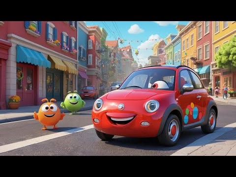 🚗 The Little Car Song! Fun Vehicles & Nursery Rhyme for Toddlers & Kids | Learn with Fun 🎶
