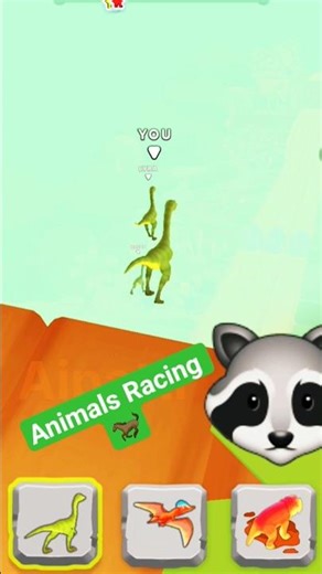 Dinosaur Running Fast 🦖💨 | Epic Dino Chase #Shorts #youtubeshorts #cartoon # ytvideo