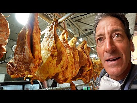 This is the impressive Serrano Ham market in Huaraz