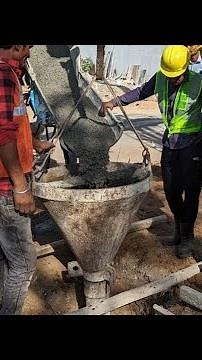 Pile Concrete By Tremie Pipe | Underwater Concreting | Pile Foundation Casting | Placing of Concrete