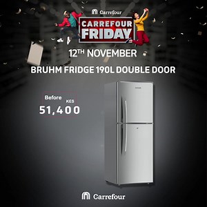 2.6K views · 37 reactions | Keep your cool with lower Carrefour prices. Get 40% off Bruhm Fridge today in all Carrefour stores countrywide with your MyClub membership. #CarrefourFriday #CarrefourKenya #MoreForYou #GreatMoments Majid Al Futtaim | Carrefour Kenya | Facebook