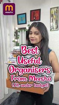 Best Useful Organisers From Meesho Under Budget You Should Try! #meeshoapp #meeshofinds #meesho