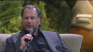 Salesforce CEO Marc Benioff says company won't need as many human workers
