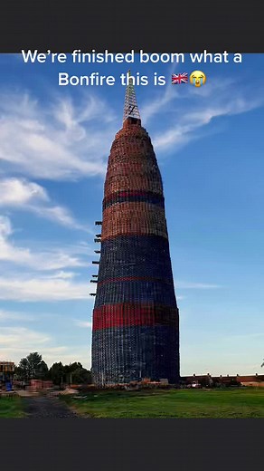 Record-Breaking Bonfire in Northern Ireland