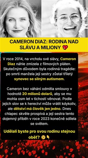 Cameron Diaz obětovala kariéru pro synovce