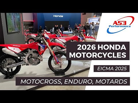 2026 Honda motocross, enduro & supermoto motorcycles on show at EICMA 2025