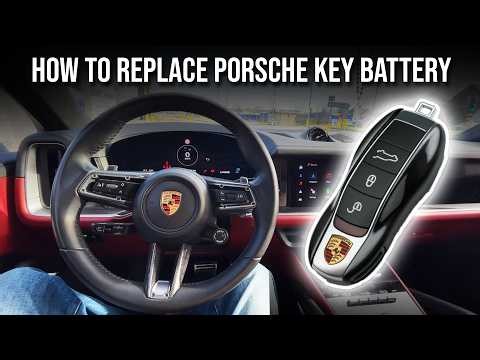 How To Replace Porsche Key Battery