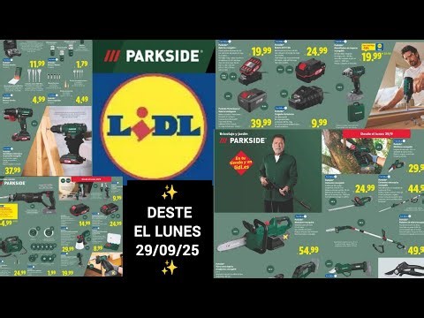 📍 LIDL PARKSIDE ✨ GRAN PROMOCIÓN DE LLEGADA 29/09/25 ✨ #lidlespaña #lidl #parkside