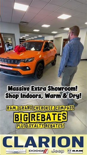 Wrap Up the Year Sales Event at Clarion Chrysler Dodge Jeep Ram