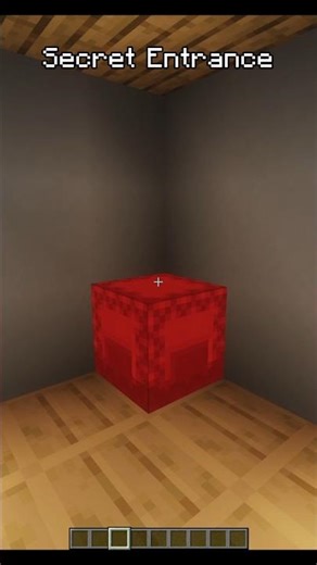 The EASIEST Secret Entrance in Minecraft! 🤫📦