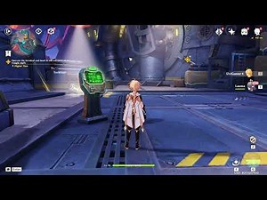 Operate the terminal and head to the entrance of the freight shaft Genshin Impact