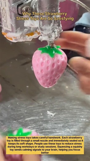 Why These Strawberry Stress Toys Are So Satisfying