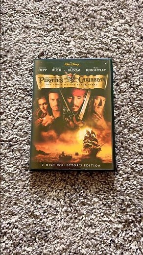 Pirates of the Caribbean DVD