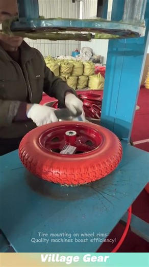 Tire mounting on wheel rims: Quality machines boost efficiency! #machine
