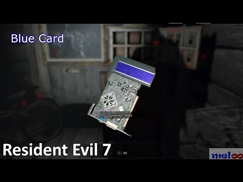 Resident Evil 7: Red and Blue Keycard Guide (How to get - Biohazard 7)
