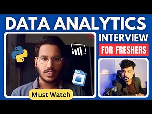 Data Analyst Live Interview for Fresher | Must Watch - 2024 #datascience #dataanalytics