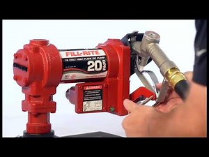 12V 20 GPM Fuel Transfer Pump with Manual Nozzle - 2460029