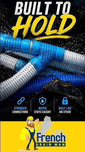 The Right Way to Connect French Drain Pipe