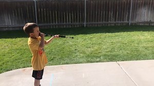 Watch shooting black rhino 18 inch blowgun on Amazon Live