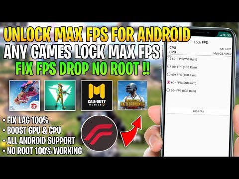 Unlock Max FPS For Android any Games | Boost FPS & Fix FPS Drop | No Root