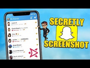 (2023) SECRETLY SCREENSHOT ON SNAPCHAT! | STORIES/SNAPS/CHATS/CODES | WORKS WITH IPHONE X AND ALL!