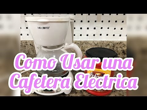 Como preparar cafe en una cafetera electrica súper fácil para principiantes 👏🏻👏🏻