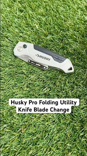 Blade Change on Husky Pro Folding Utility Knife | Oddly Satisfying ASMR Sounds | How to DIY