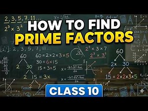 How to Find Prime Factors | Class 10 Maths | Prime Factorization Method Explained |