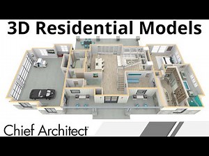 Residential Design 3D Models and Elevations