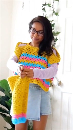 rainbow sweater free #crochet full video tutorial #crochetpattern #knittig