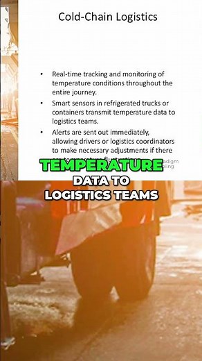 Cold Chain Logistics: Real-Time Temperature Tracking for Freshness- Paradigm Cooling #shorts