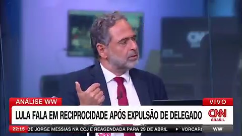 Lourival: "Não houve arbitrariedade de Trump, por isso não cabe reciprocidade.Lulla está atacando o Presidente Trump pessoalmente e esse tom eu só me lembro de ter sido adotado pelo Hugo Chavez, você não vê o Xi Jiping fazendo isso"