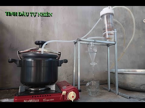 CHẾ TẠO MÁY CHIẾT XUẤT TINH DẦU