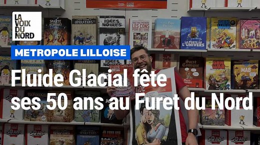 Fluide Glacial fête ses 50 ans au Furet du Nord