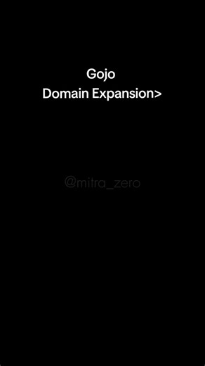 Gojo Domain Expansion> / #gojousatoru #domainexpansion #fyp #jujutsukaisen #jjk #8k #infinitevoid #viral #lentejas #mitra_zero #plantilla #gojo #satorugojo #jogo #jogovsgojo Gojo VS Jogo