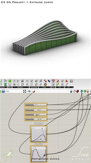 Grasshopper - EX 35 - Maze + Multipipe #parametricdesign #grasshopper #architecture